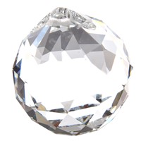 40MM Feng Shui Faceted Decorating Crystal Pendant Ball(Clear)