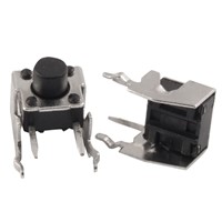 1000pcs 6*6*5mm PCB Momentary Tactile Tact Push Button Switch Right Angle 6x6x5mm  With stent