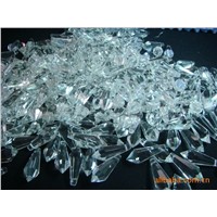 10Pcs/lot 37mm Sparkle Crystal Glass Chandelier Icicle Drops , Crystal Lamp Parts, Crystal Glass Lighting Pendants