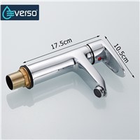 EVERSO Bathroom Basin Faucet Single Handle Chrome Basin Faucet Antique Brass Kitchen Faucet Mixer Hot Cold Water Tap