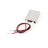 UXCELL Aluminum Ptc Heater Thermostat Heating Plate Constant Temperature 25X20x5mm 5V 50C