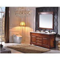 Bathroom vanity for 2 person with basin 0281-B6007