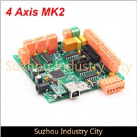 High quality 4 axis USBCNC Controller CNC USB Interface Board  DIY MK2 100kHz  Multi-axis multifunctional control board