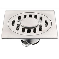 New 10cm Square Floor Drain Linear Shower Drain Filter Drains Vessel Basin Drain Bathroom Banheiro Accessories Deodorant Sealing