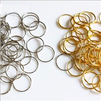 100pcs/lot 12mm Gold Stainless Steel Ring Crystal Chandelier Ball Parts Bead Curtain Accessories Connecting Octagon Beads