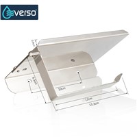 EVERSO Wall Mounted Toilet Paper Holder with Shelf Stainless Steel Toilet Roll Paper Holder Tissue Holder Bathroom Accessories