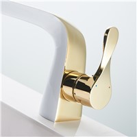 BAKALA Luxury New Design Gold Brass Bathroom Water Tap Single Handle Single Hole Bathroom Faucet FA-5902