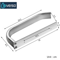 EVERSO Stainless Steel Toilet Paper Roll Holder Wc Paper Hold Toilet Roll Holder Wall Mounted by Nails Bathroom Accessory