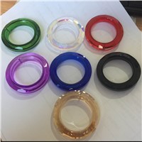 35pcs/lot Mixed Color 50MM Crystal Faceted O rings Chandelier Prism Pendant one hole for Hanging Pendant Parts