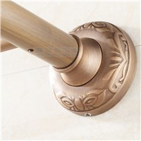 Xogolo Antique Brass Towel Rack With Bars Double Layer Bath Towel Hanger High Quality Towel Holder Bathroom Accessories