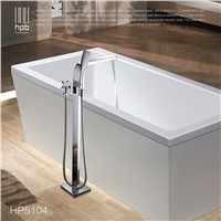 HPB Floor Mounted Brass Bathroom Hot and Cold Water torneira Shower Bath Mixer Faucet Set torneira banheiro Bathtub tap HP5104