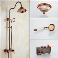 Classic Special color Rainfall Shower Set Wall Mounted Rainfall Bathtub Faucet Mixer Faucet Tap set Luxury Bath &amp;amp;amp; Shower Faucet