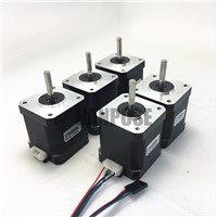 For 3D printer 3pcs 4-lead Nema17 Stepper Motor 42 motor Nema 17 motor 42BYGH 1.7A (17HS8401S) motor with DuPont line