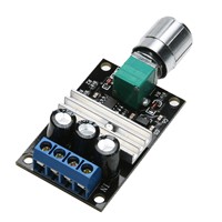 1 Set PWM DC 6V 12V 24V 28V 3A Max 80W Motor Speed Control Switch Controller Adjustable from 0%-100% DC Motor Speed Controller