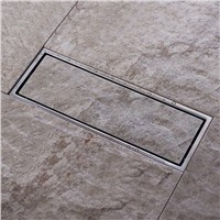 SUS304 Stainless Steel Invisible Bathroom Floor Drain Waste Grate Shower Drainer