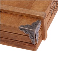 25 mm Luggage Case Box Corners Brackets Decorative Corner For Furniture Decorative Triangle Rattan Carved