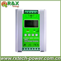 MPPT off grid wind solar hybrid controller with LCD display, for 600w wind and 300w solar, come with booster and unloader