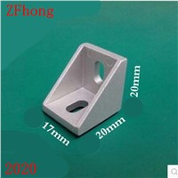 20PCS/LOT 2020 Corner Fitting Angle 20 x 20mm Decorative Brackets Aluminum Profile Accessories L Connector