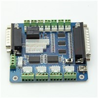 Board Interface Adapter For Stepper Motor + USB DB25 Cable 5 Axis CNC Breakout