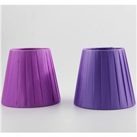 DIA 12cm/ 4.21inch  Mini Lampshades,Off White Color/Light Pruple Color/Cool White Color/Purple Color,Clip On