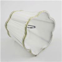 DIA 13.5cm/ 5.31 inch Warm Style Lamp Shades,White Color ,Clip On