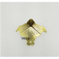 Hardware accessories Corner Bracket 38MM right angle side  box four corners protection angle corner angle iron gold