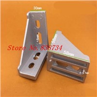 10pcs 3060 corner fitting angle aluminum 30 x 60 connector bracket fastener match 3030 industrial aluminum profile
