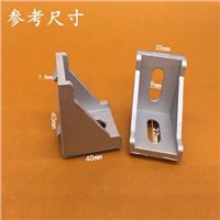 20pcs 4040 corner fitting angle aluminum 40 x 40 x 35mm connector bracket fastener match 4040 industrial aluminum profile