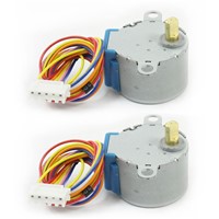 2pcs 28BYJ-48-5V 5 Line 4 Phase Stepper Step Motor for Microcontroller