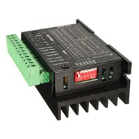 20KHZ CNC Single Axis TB6600 2/4 Phase Hybrid Stepper Motor Driver Controller Black