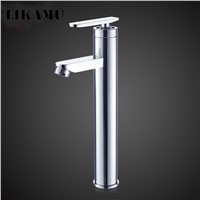 S.S Single Handle Single Hole Bathroom Up Basin Faucet with Chrome Finish Hot and Cold Water Mixer Tap