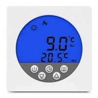 BYC15 H3 LCD Display Thermostat Digital Thermostat Temperature Controller Blue Backlight Underfloor Heating Thermoregulator Tool