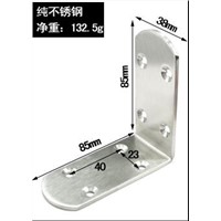 small mid big Stainless steel Fixed furniture Corner Brackets 90 degrees Connection accessories angle iron thickness:3mm