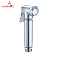 Yenhome Modern Chrome Solid Brass Bidet Faucet Hand Held Sprayer Gun Bathroom Accessories Toilet Shower Head Bidet Sprayer Head