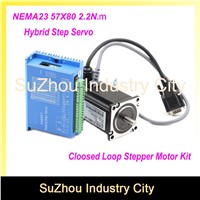 Nema23 Closed Loop Stepper Motor 2.0N.m 4 wires 285Oz-in D=8mm Nema 23 2.2Nm Close Loop Stepping Motor Servo Stepper Motor