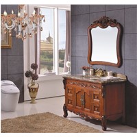 Solid oak wood vanity cabinet 0281-B8621