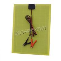 20W Epoxy Solar Panel Cable Battery Clip Controller for Battery Charge Kit Solar Generators