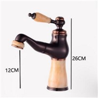 New jade and brass faucet black oil brushed pull out bathroom basin faucet ,Luxury sink tap basin mixer High Quality water tap