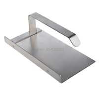 Stainless Steel Bathroom Toilet Tissue Roll Paper Phone Holder Wall Mount Shelf #S018Y# High Quality