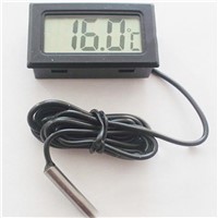 High Mini LCD Display Inlay Digital Thermometer Probe Refrigerator/Fish Tank Temperature Tester( -50C~110C ) Include Batteries