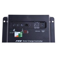 Solar Panel Charge Controller Regulator 20A 12V 24V Black