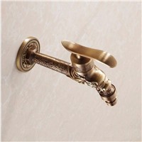 Vintage Artistic Laundry Bathroom Washing Machine Faucet Antique Outdoor Garden tap Hose only Cold mixer