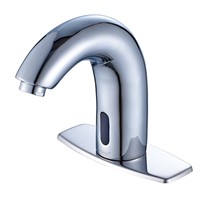 Polished Automatic Sensor Sink Tap Copper Faucet Basin Mixer Taps For Bathroom Washroom