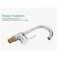 fiE Chrome Finish Single Handle Rotatable Kitchen Faucet Sink Torneira Cold And Hot Water Mixer Taps