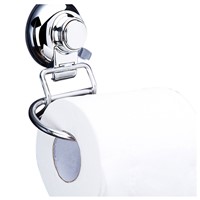 Toilet Kitchen Roll Paper Tissue Storage Holder Wall Mount Suction Cup Hook Rack