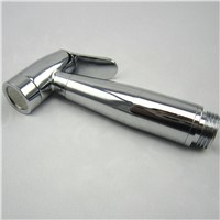 Copper pressure boost handheld bidet nozzle, Bathroom bidet spray chrome plated, Multipurpose Flushing the toilet/floor