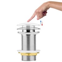 8 cm Drain Valve Atomizer Bathroom Sink Faucet About Pop-up