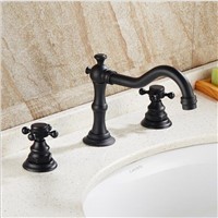 New arrivals bathroom faucet high quality water tap three hole sink faucet bathroom widespread basin faucet tap 8&amp;#39; basin mixer