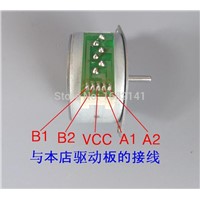 10pcs/lot,NEW Round 42 stepper Stepping Step motor printer 4 Phase 5 Wire 5V to 12V with 7.5 degree step angle