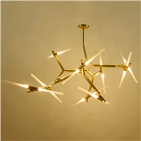 Creative Branch Arts  Pendant Light lamp Modern Italian Design Personality Living Room Restaurant Lamps fixtures